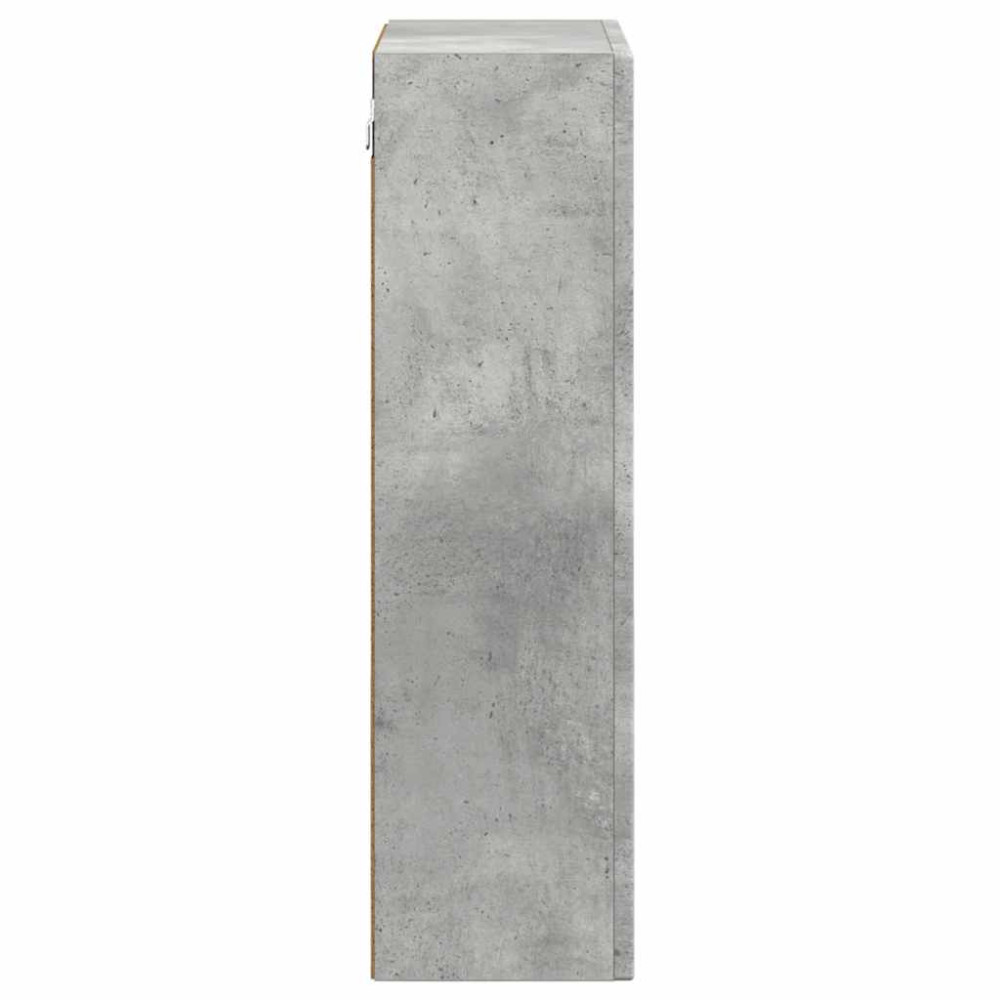 Produktbild för Hängande skåp ELST Betonggrå 59 x 20 x 71.5 cm Konstruerat trä