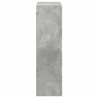 Produktbild för Hängande skåp ELST Betonggrå 59 x 20 x 71.5 cm Konstruerat trä