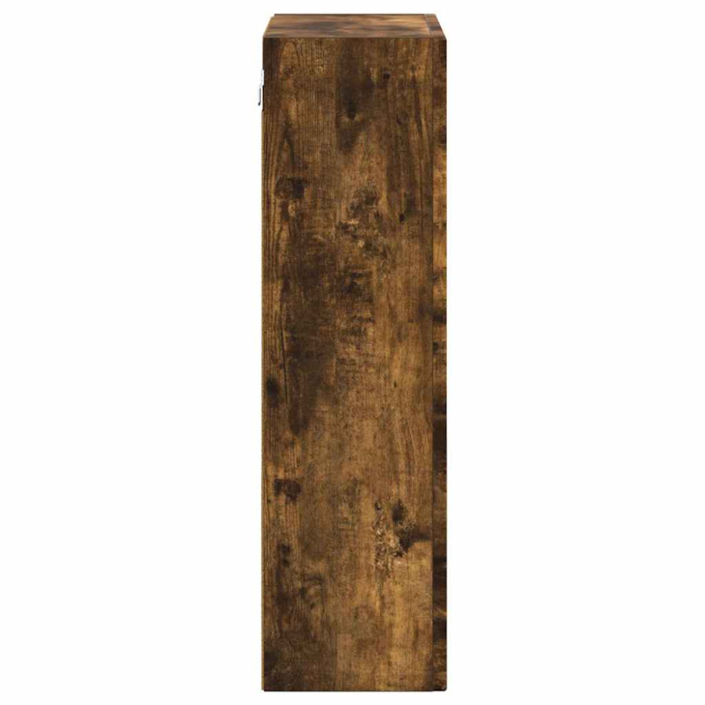 Produktbild för Hängande skåp ELST Rökt ek 59 x 20 x 71.5 cm Konstruerat trä