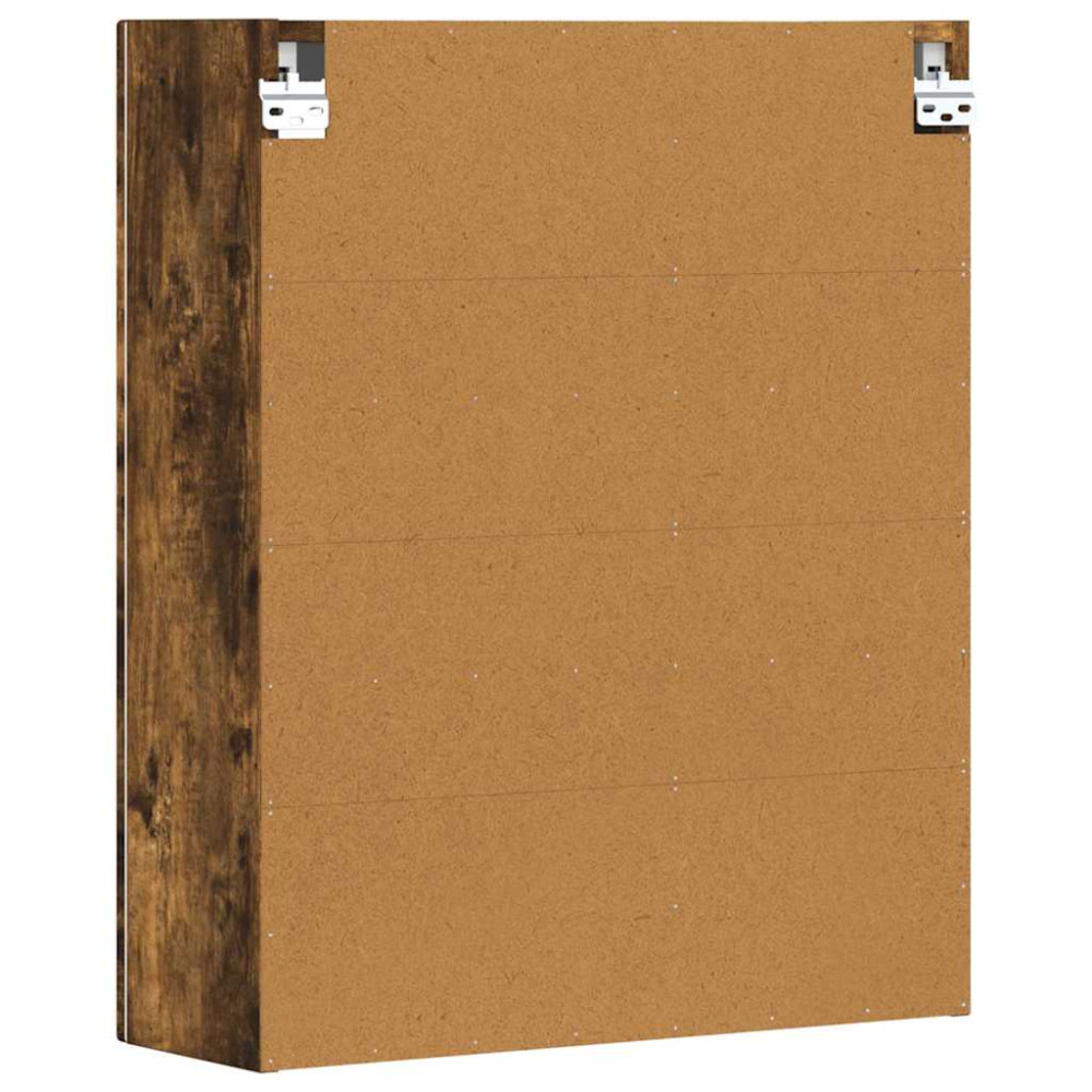 Produktbild för Hängande skåp ELST Rökt ek 59 x 20 x 71.5 cm Konstruerat trä
