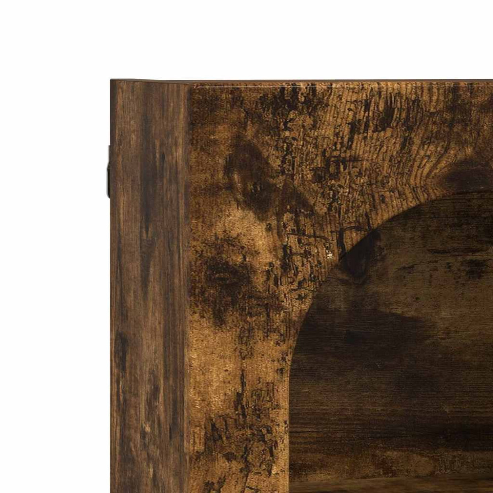 Produktbild för Hängande skåp ELST Rökt ek 59 x 20 x 71.5 cm Konstruerat trä