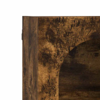 Produktbild för Hängande skåp ELST Rökt ek 59 x 20 x 71.5 cm Konstruerat trä