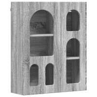 Produktbild för Hängande skåp ELST Grå Sonoma 59 x 20 x 71.5 cm Konstruerat trä