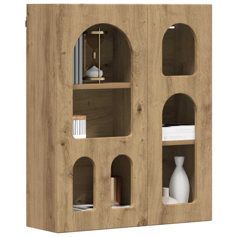 Produktbild för Hängande skåp ELST Artisan Ek 59 x 20 x 71.5 cm Konstruerat trä