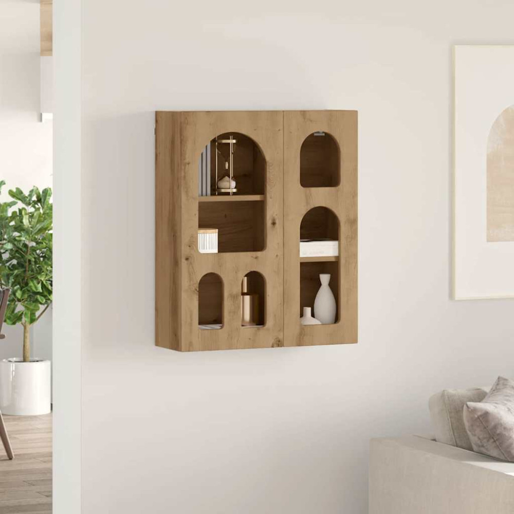 Produktbild för Hängande skåp ELST Artisan Ek 59 x 20 x 71.5 cm Konstruerat trä