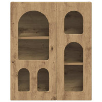 Produktbild för Hängande skåp ELST Artisan Ek 59 x 20 x 71.5 cm Konstruerat trä