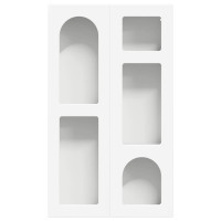 Produktbild för Hängande skåp ELST Vit 59 x 20 x 100 cm Konstruerat trä