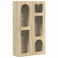 Produktbild för Hängande skåp ELST Sonoma-ek 59 x 20 x 100 cm Konstruerat trä