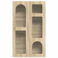 Produktbild för Hängande skåp ELST Sonoma-ek 59 x 20 x 100 cm Konstruerat trä