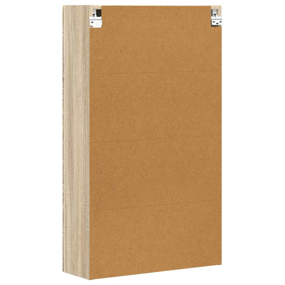 Produktbild för Hängande skåp ELST Sonoma-ek 59 x 20 x 100 cm Konstruerat trä