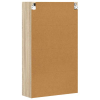 Produktbild för Hängande skåp ELST Sonoma-ek 59 x 20 x 100 cm Konstruerat trä