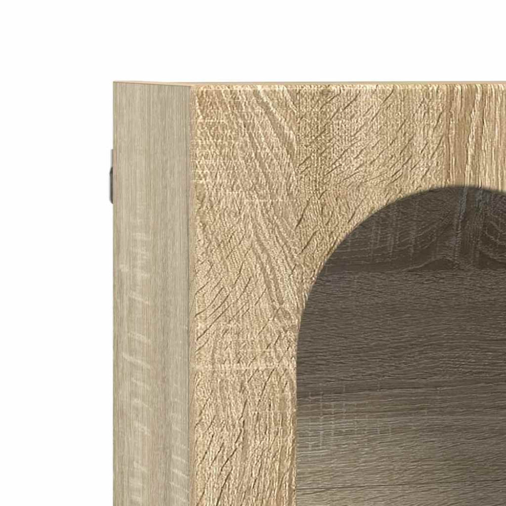 Produktbild för Hängande skåp ELST Sonoma-ek 59 x 20 x 100 cm Konstruerat trä
