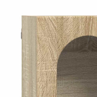 Produktbild för Hängande skåp ELST Sonoma-ek 59 x 20 x 100 cm Konstruerat trä