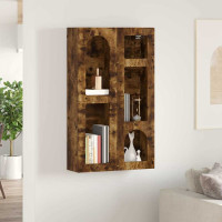 Produktbild för Hängande skåp ELST Rökt ek 59 x 20 x 100 cm Konstruerat trä