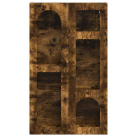 Produktbild för Hängande skåp ELST Rökt ek 59 x 20 x 100 cm Konstruerat trä