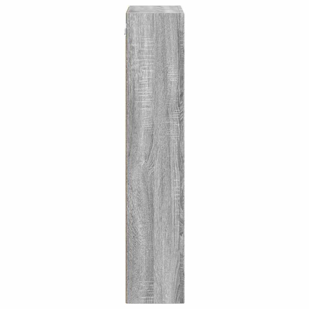 Produktbild för Hängande skåp ELST Grå Sonoma 59 x 20 x 100 cm Konstruerat trä