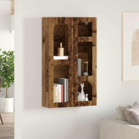 Produktbild för Hängande skåp ELST Gammalt trä 59 x 20 x 100 cm Konstruerat trä