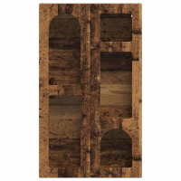 Produktbild för Hängande skåp ELST Gammalt trä 59 x 20 x 100 cm Konstruerat trä
