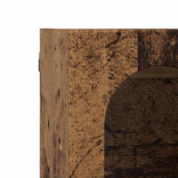 Produktbild för Hängande skåp ELST Gammalt trä 59 x 20 x 100 cm Konstruerat trä