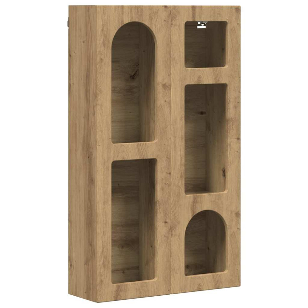Produktbild för Hängande skåp ELST Artisan Ek 59 x 20 x 100 cm Konstruerat trä