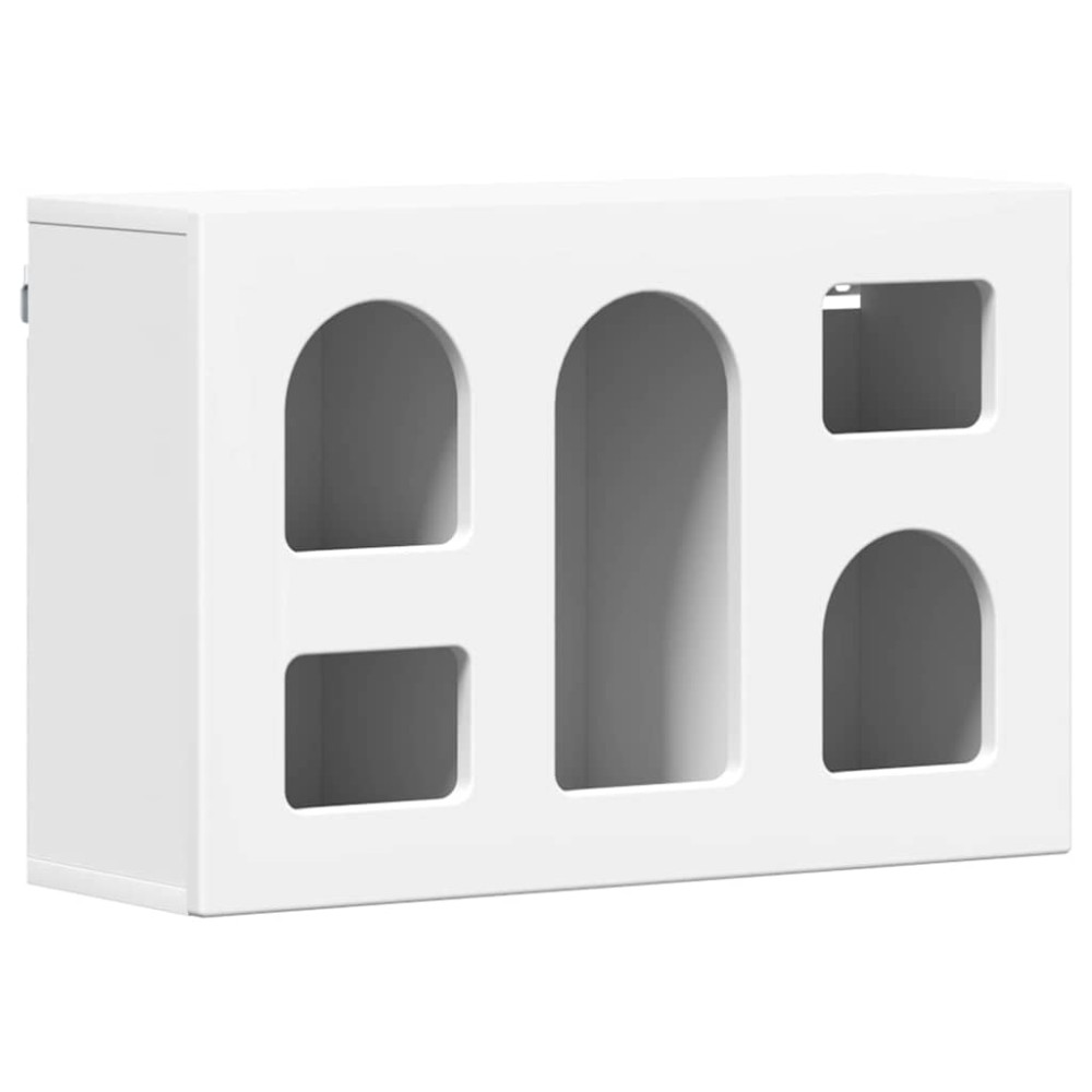Produktbild för Hängande skåp ELST Vit 60 x 20 x 40 cm Konstruerat trä