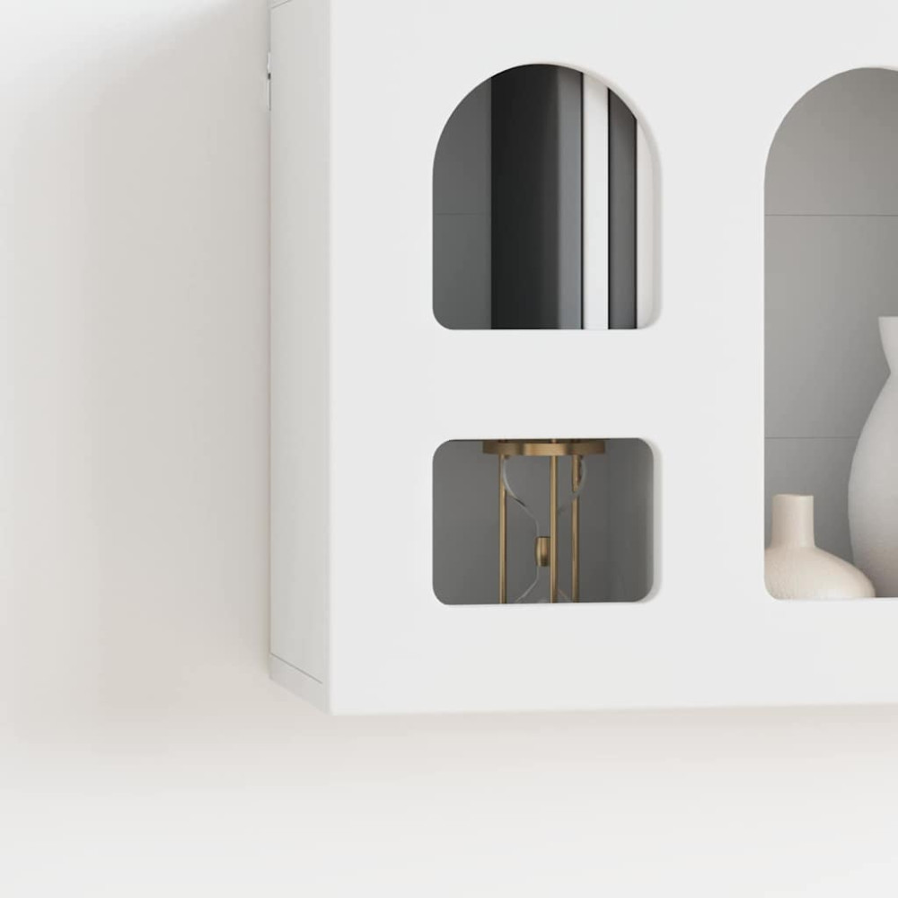 Produktbild för Hängande skåp ELST Vit 60 x 20 x 40 cm Konstruerat trä