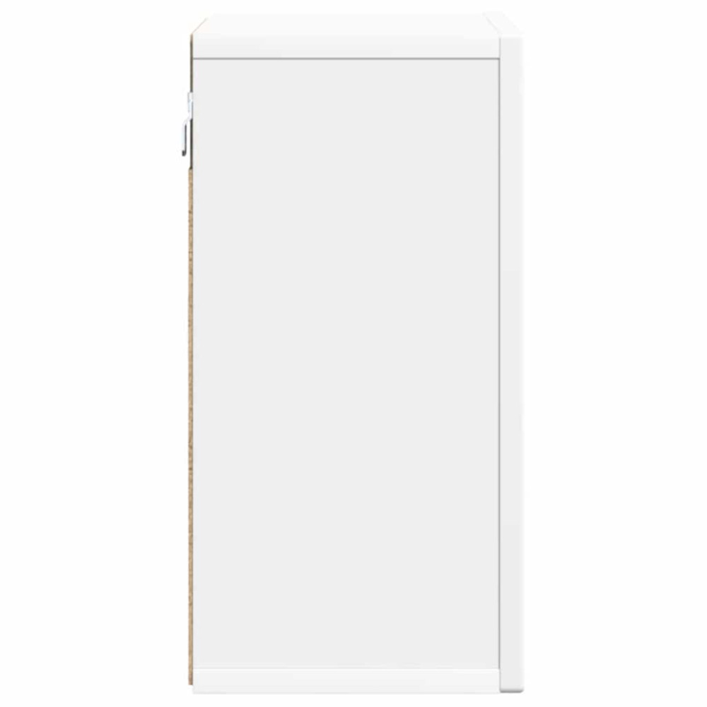 Produktbild för Hängande skåp ELST Vit 60 x 20 x 40 cm Konstruerat trä