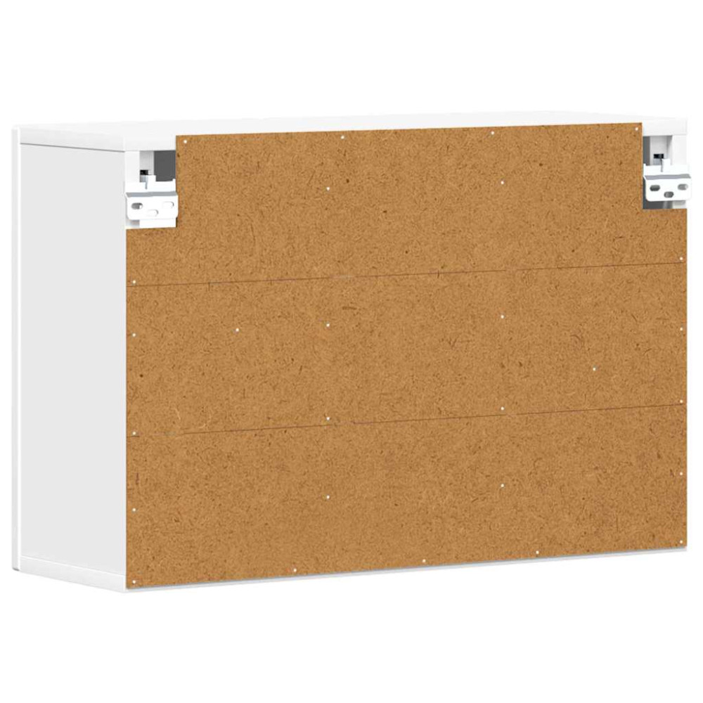 Produktbild för Hängande skåp ELST Vit 60 x 20 x 40 cm Konstruerat trä