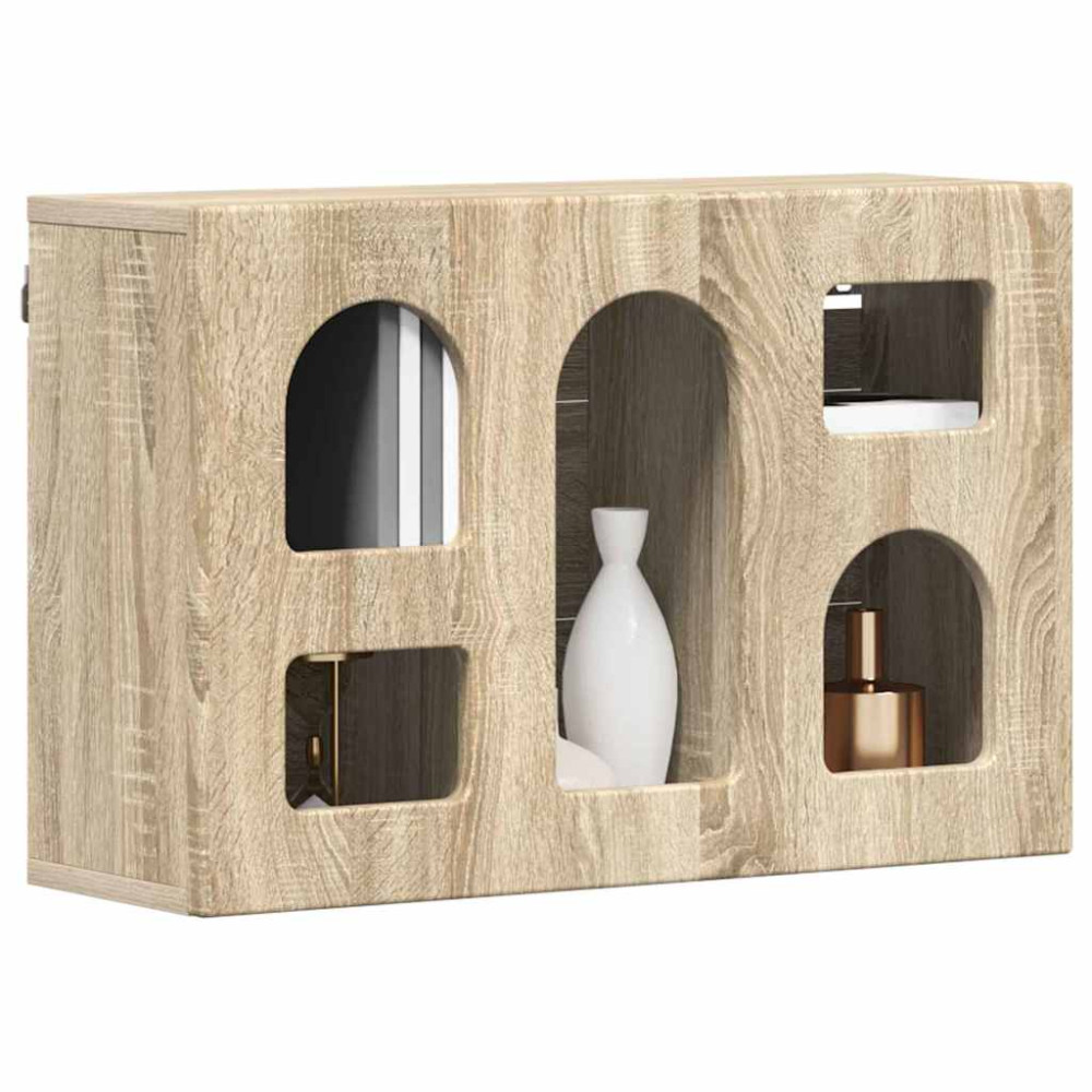 Produktbild för Hängande skåp ELST Sonoma-ek 60 x 20 x 40 cm Konstruerat trä
