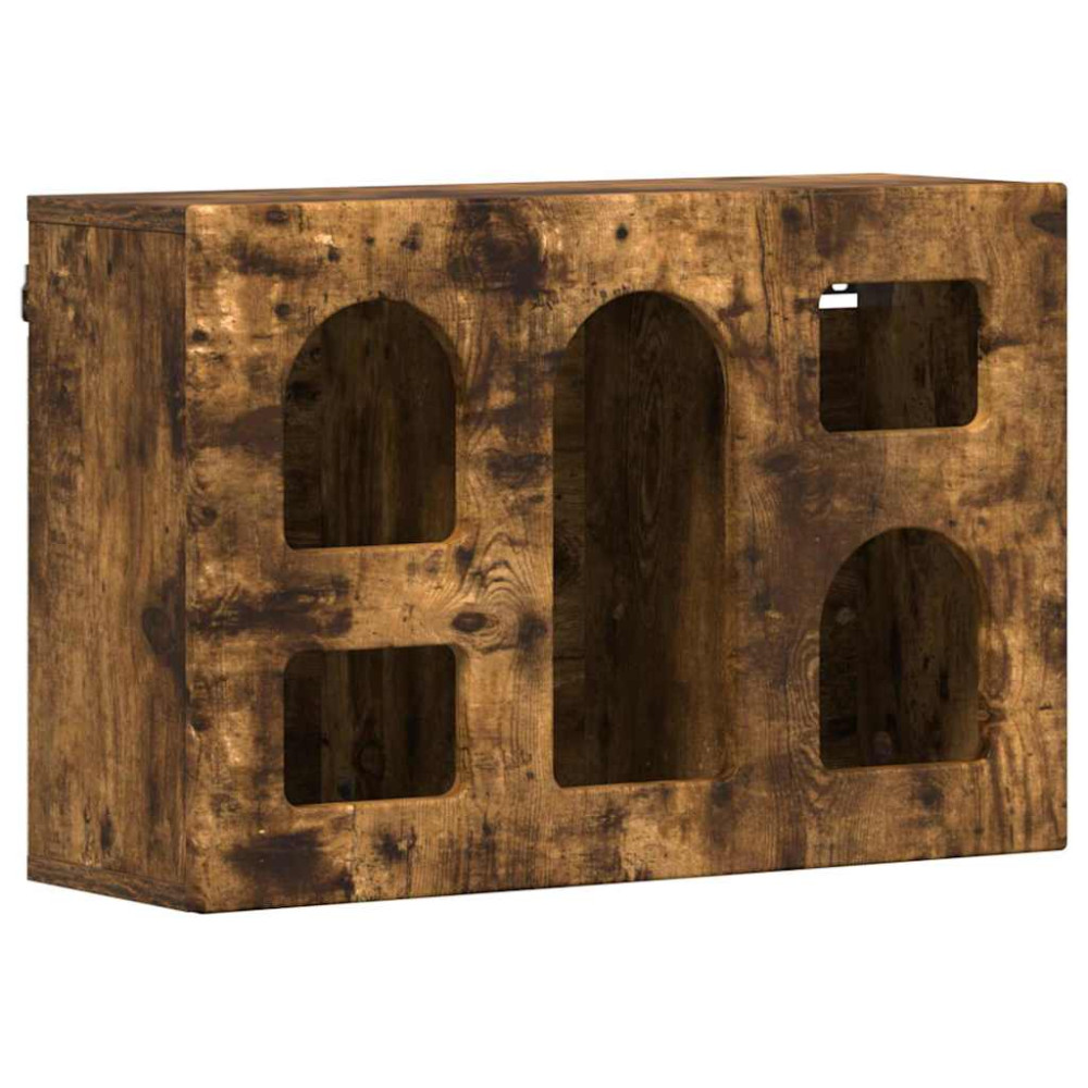Produktbild för Hängande skåp ELST Rökt ek 60 x 20 x 40 cm Konstruerat trä
