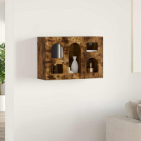 Produktbild för Hängande skåp ELST Rökt ek 60 x 20 x 40 cm Konstruerat trä