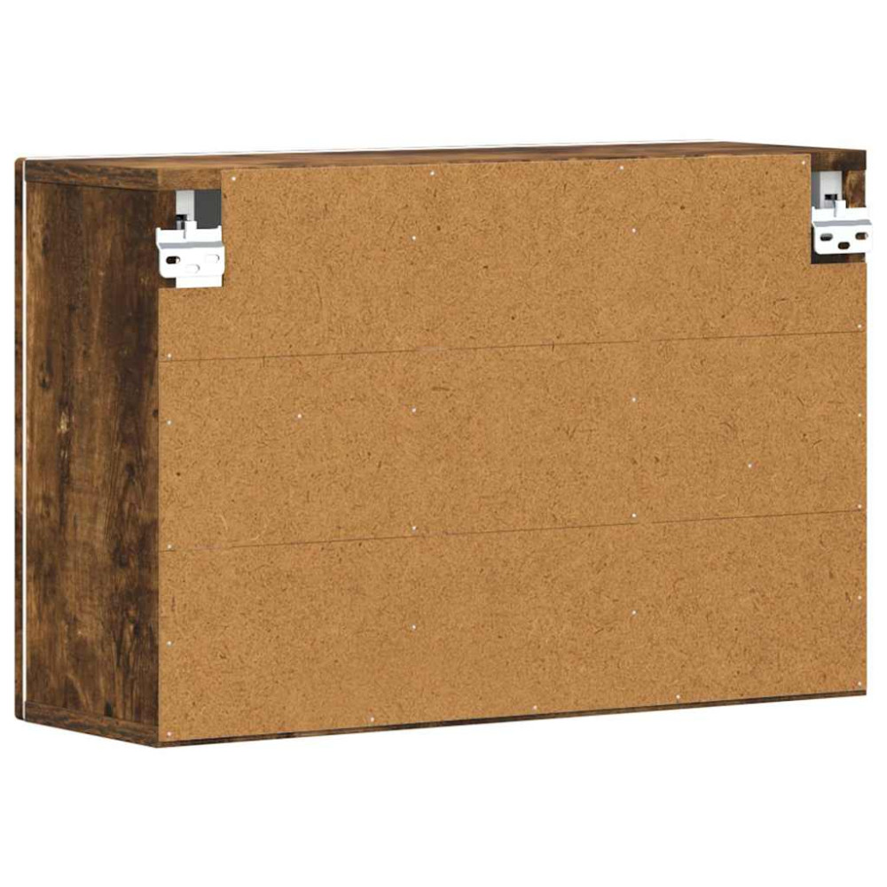 Produktbild för Hängande skåp ELST Rökt ek 60 x 20 x 40 cm Konstruerat trä