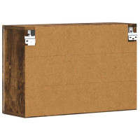 Produktbild för Hängande skåp ELST Rökt ek 60 x 20 x 40 cm Konstruerat trä