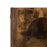 Produktbild för Hängande skåp ELST Rökt ek 60 x 20 x 40 cm Konstruerat trä