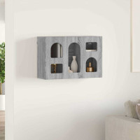 Produktbild för Hängande skåp ELST Grå Sonoma 60 x 20 x 40 cm Konstruerat trä