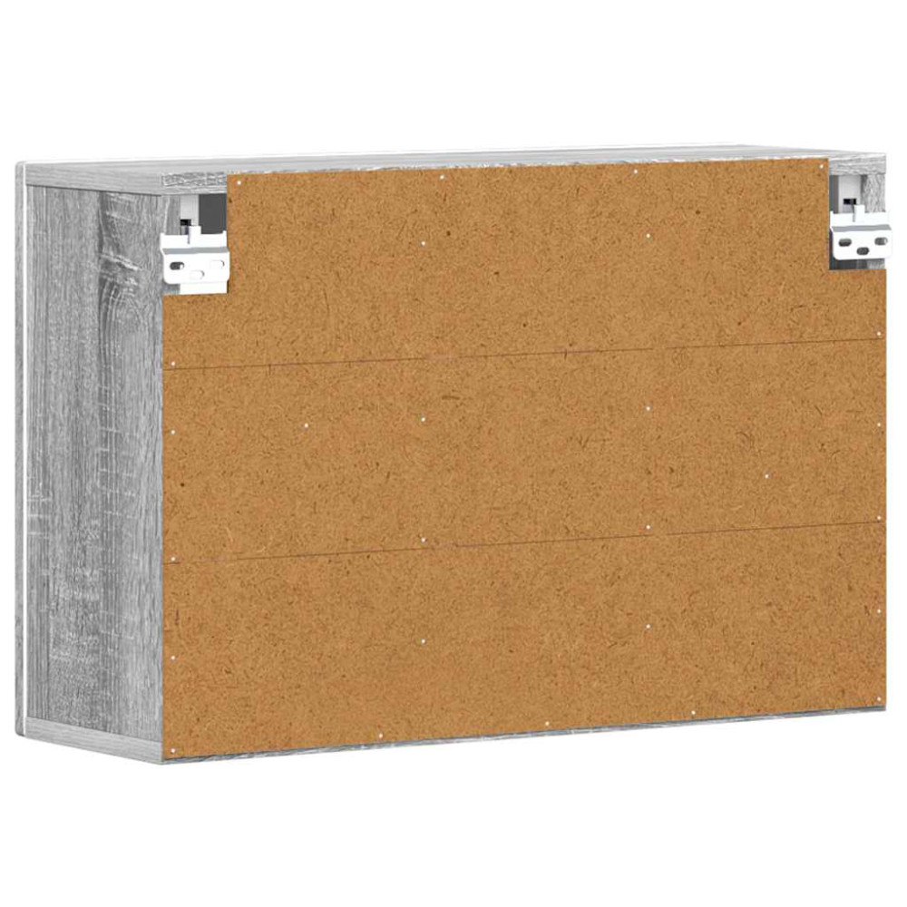 Produktbild för Hängande skåp ELST Grå Sonoma 60 x 20 x 40 cm Konstruerat trä
