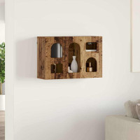 Produktbild för Hängande skåp ELST Gammalt trä 60 x 20 x 40 cm Konstruerat trä