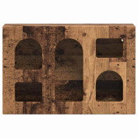 Produktbild för Hängande skåp ELST Gammalt trä 60 x 20 x 40 cm Konstruerat trä