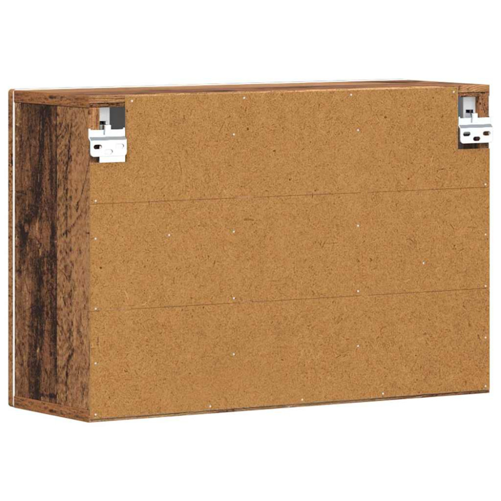 Produktbild för Hängande skåp ELST Gammalt trä 60 x 20 x 40 cm Konstruerat trä
