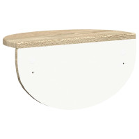 Produktbild för Vägg hylla Sonoma-ek 38 x 19 x 19 cm Konstruerat trä