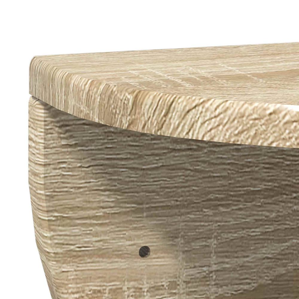 Produktbild för Vägg hylla Sonoma-ek 38 x 19 x 19 cm Konstruerat trä