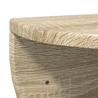 Produktbild för Vägg hylla Sonoma-ek 38 x 19 x 19 cm Konstruerat trä