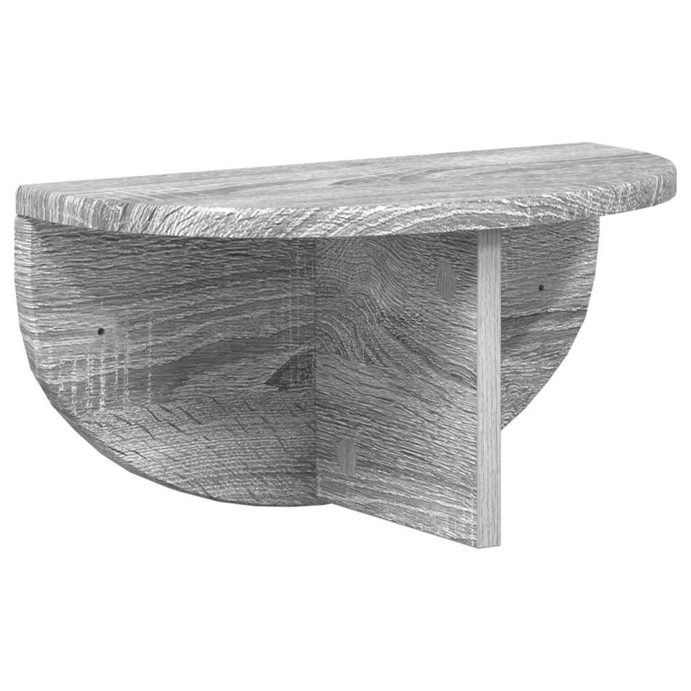 Produktbild för Vägg hylla Grå Sonoma 38 x 19 x 19 cm Konstruerat trä