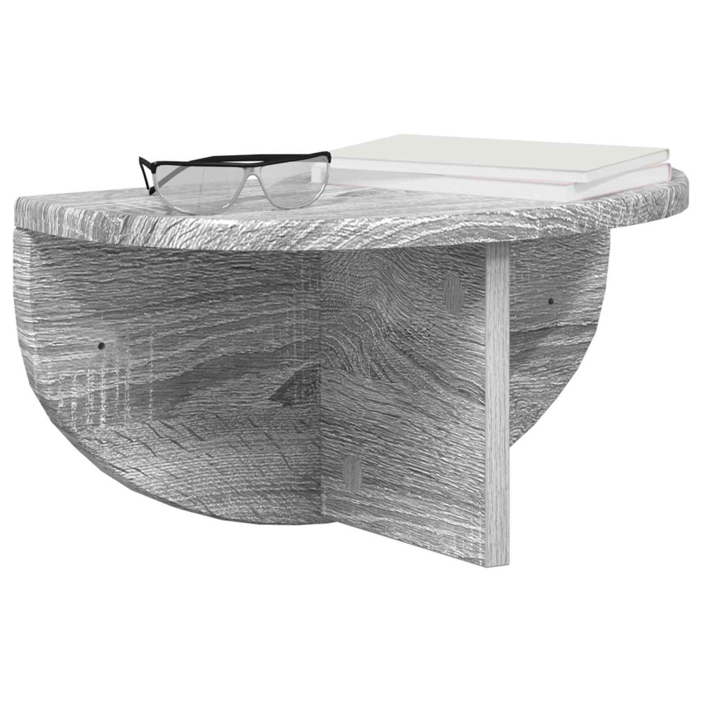 Produktbild för Vägg hylla Grå Sonoma 38 x 19 x 19 cm Konstruerat trä