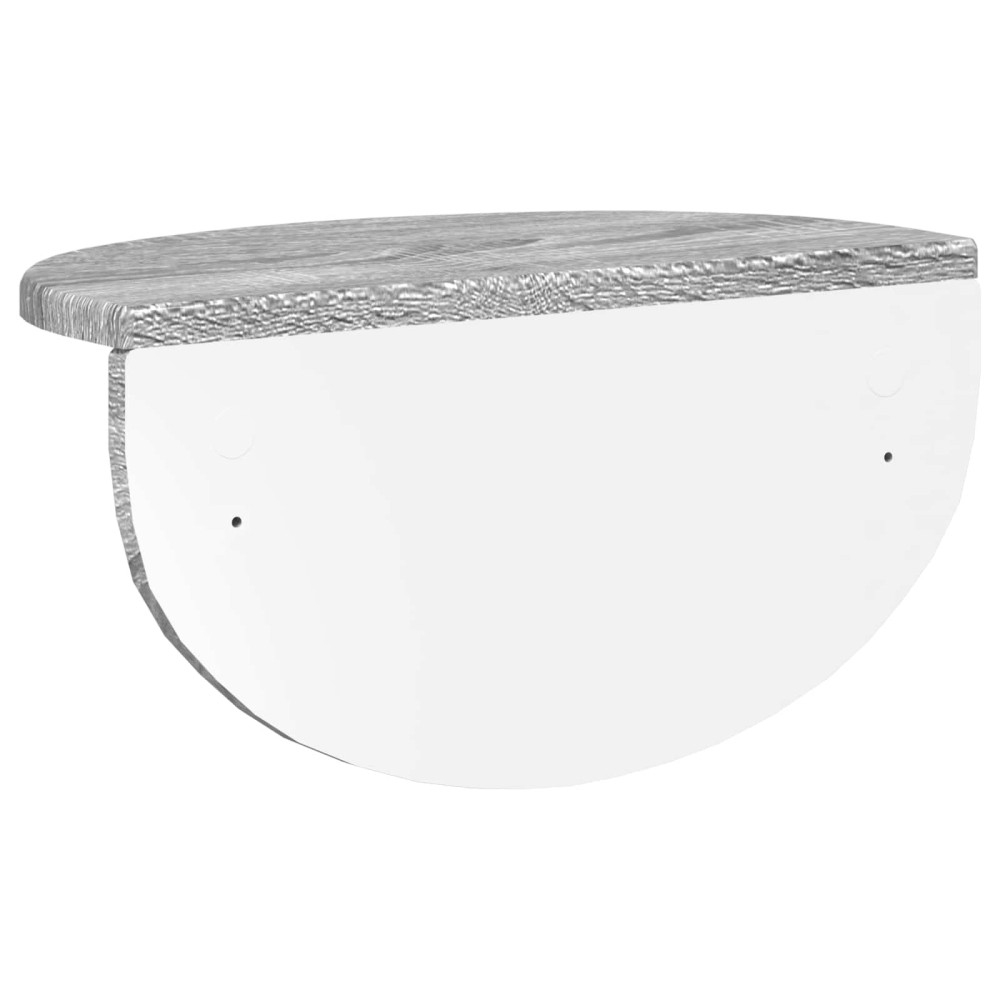 Produktbild för Vägg hylla Grå Sonoma 38 x 19 x 19 cm Konstruerat trä