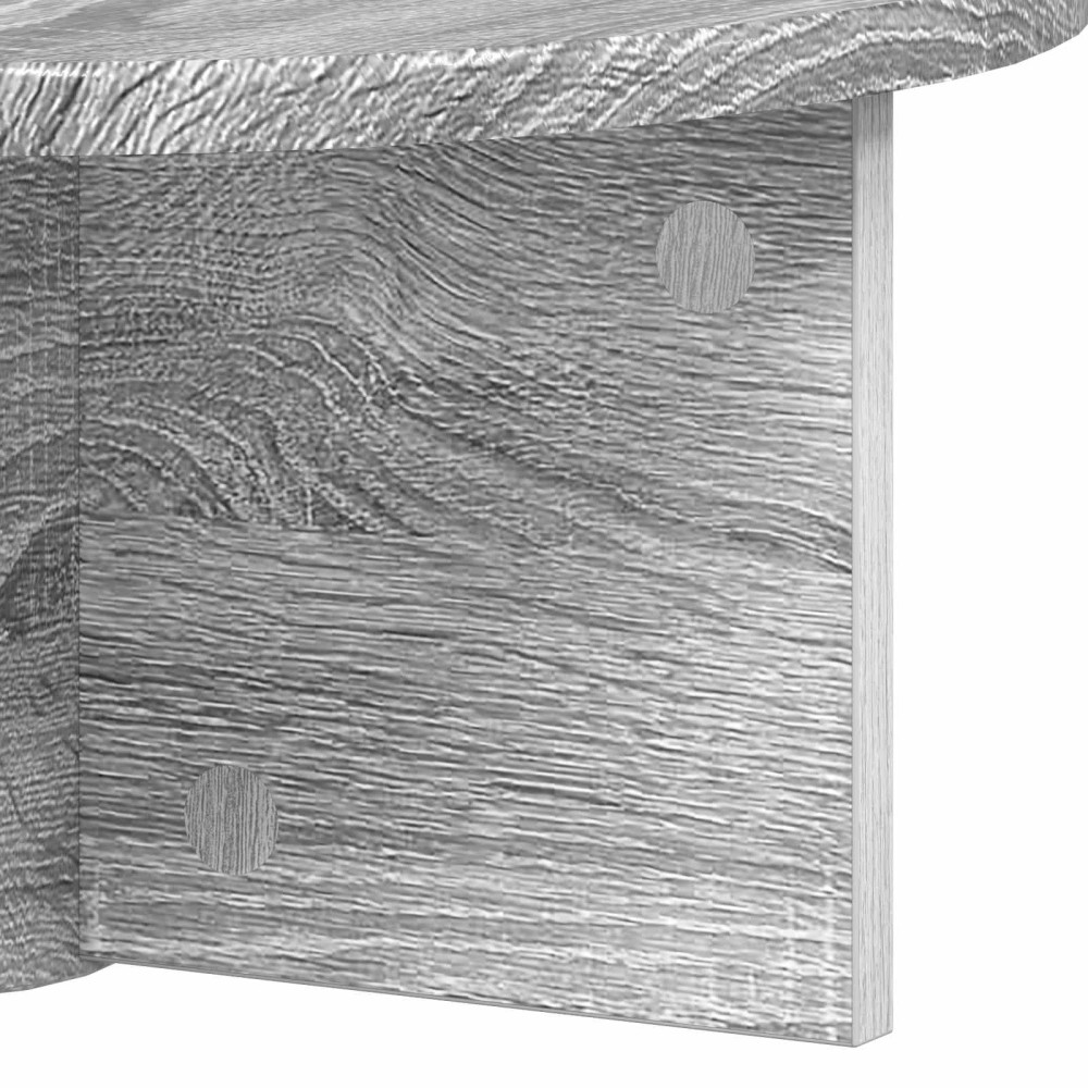 Produktbild för Vägg hylla Grå Sonoma 38 x 19 x 19 cm Konstruerat trä