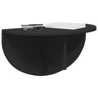 Produktbild för Vägg hylla Väggmonterad Svart 48 x 24 x 24 cm Konstruerat trä