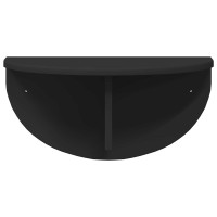 Produktbild för Vägg hylla Väggmonterad Svart 48 x 24 x 24 cm Konstruerat trä