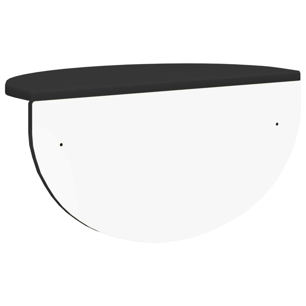 Produktbild för Vägg hylla Väggmonterad Svart 48 x 24 x 24 cm Konstruerat trä