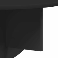Produktbild för Vägg hylla Väggmonterad Svart 48 x 24 x 24 cm Konstruerat trä
